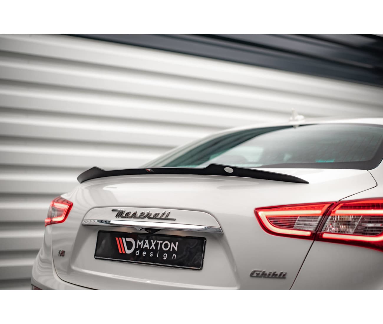 MASERATI GHIBLI MODENA 10.2017+ - MAXTON DESIGN HECK SPOILER LIPPE ABRISSKANTE – Bild 5