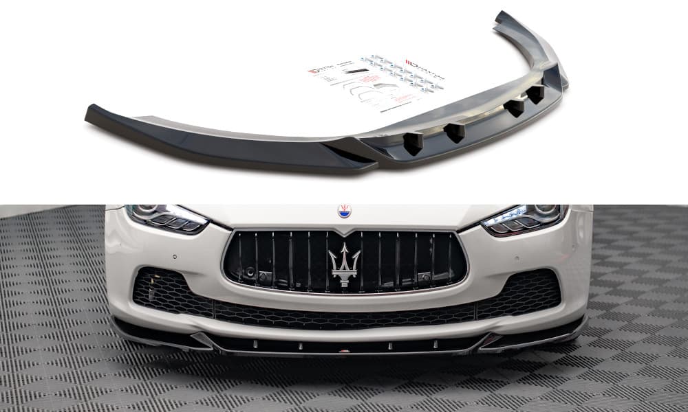 MASERATI GHIBLI - MAXTON DESIGN FRONTSPOILER LIPPE V.1 (DTC)