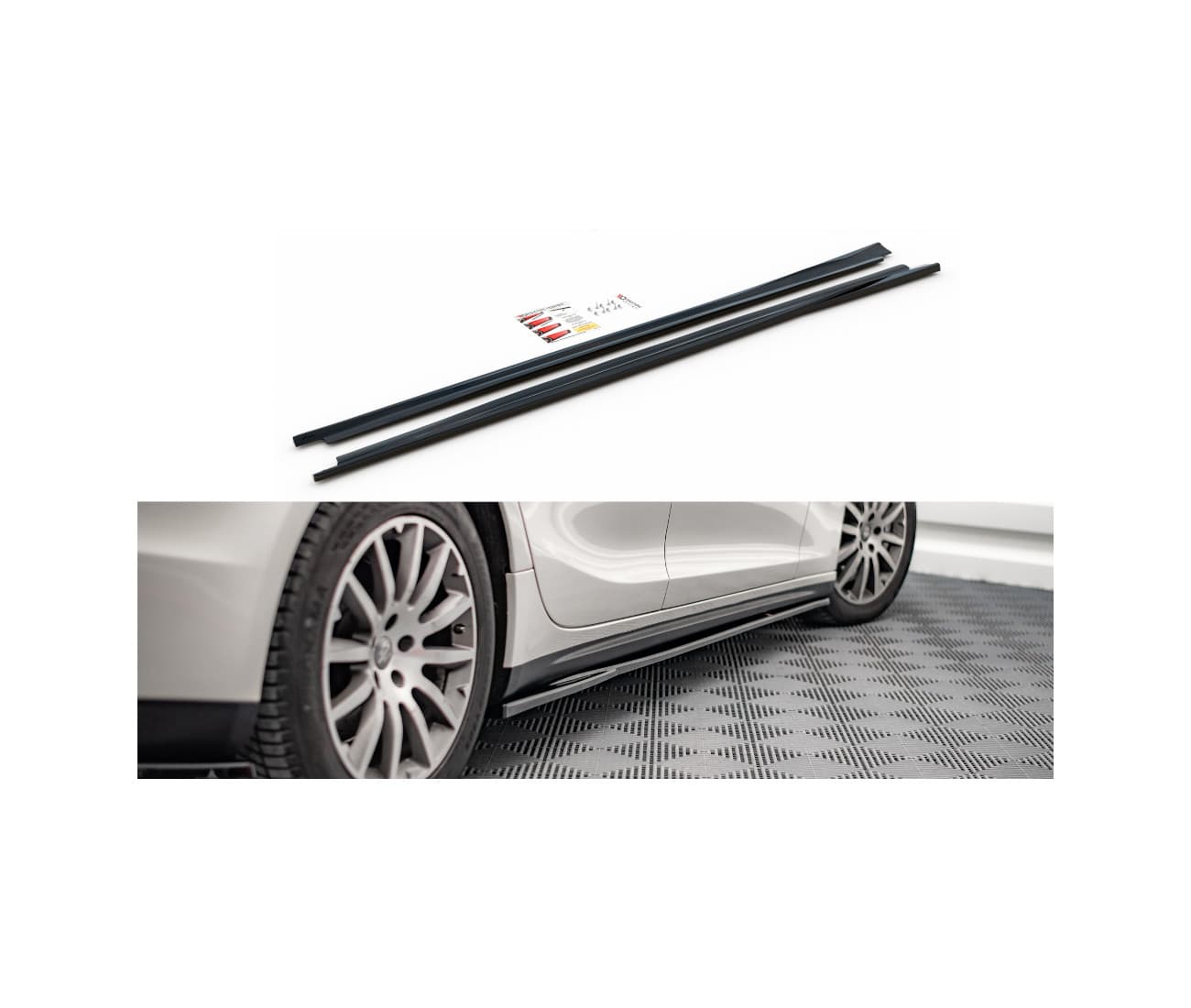 MASERATI GHIBLI - MAXTON DESIGN SEITENSCHWELLER CUP LEISTEN ANSATZ