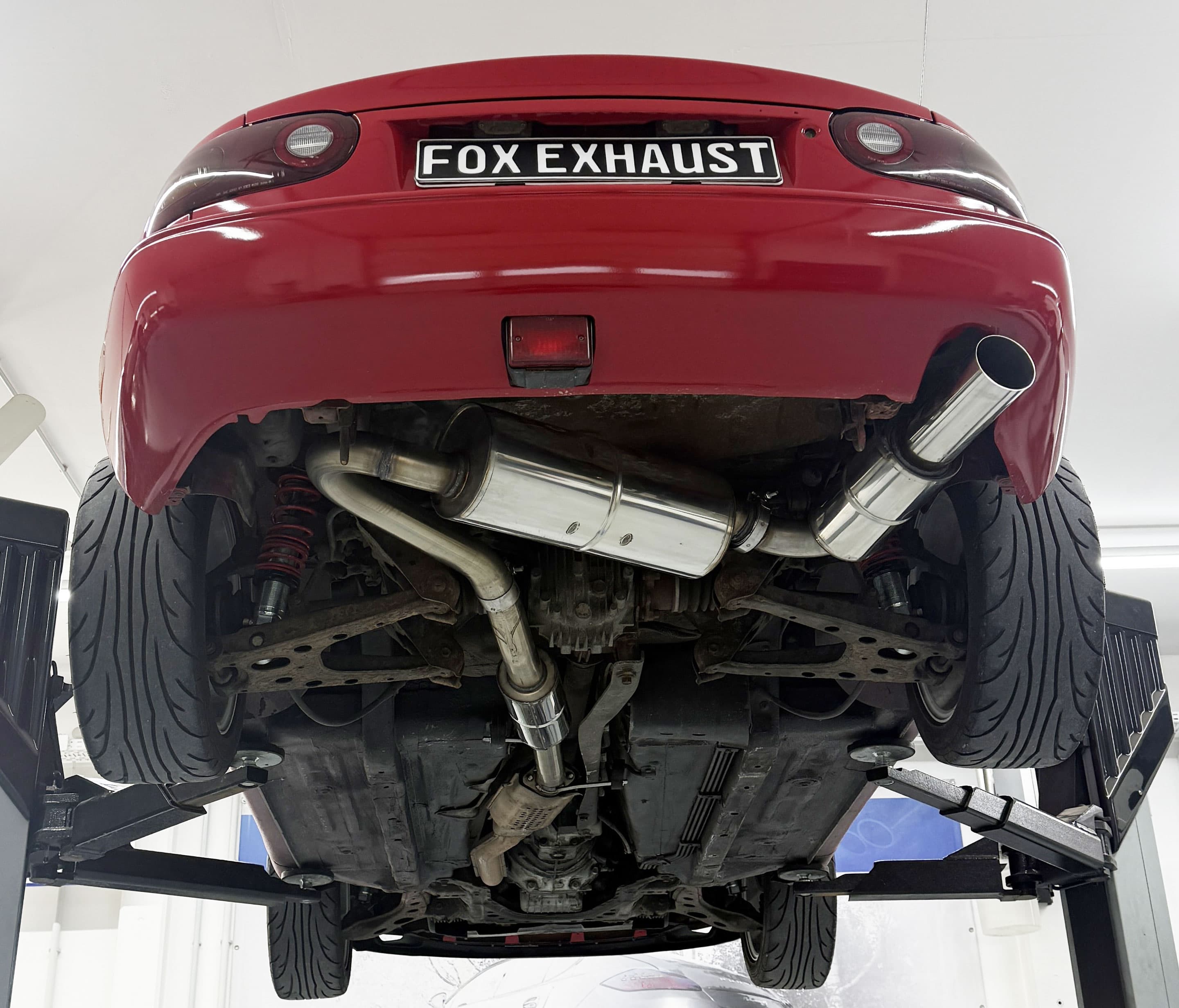 MAZDA MX-5 (NA) - FOX SPORTAUSPUFF ANLAGE AB KATALYSATOR – Bild 4