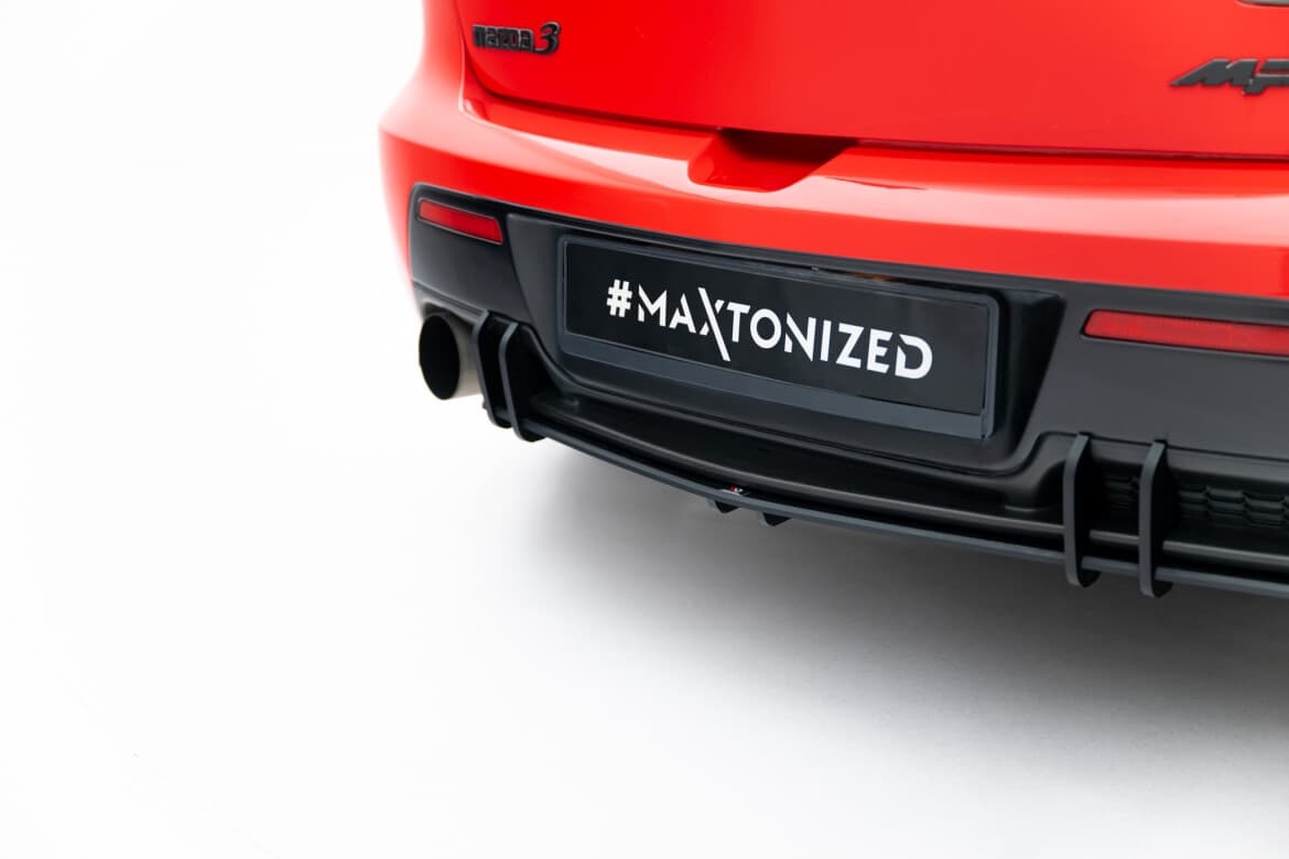 MAZDA 3 MPS - MAXTON DESIGN STREET PRO HECK DIFFUSOR ANSATZ – Bild 3
