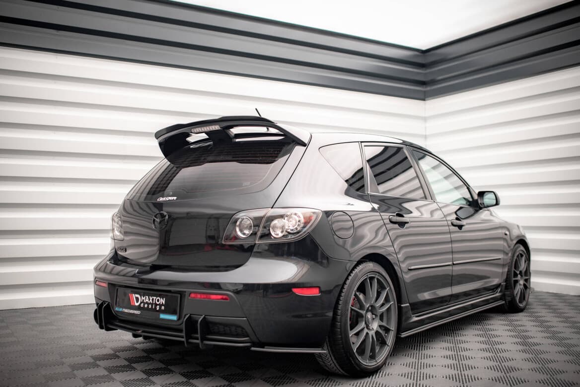 MAZDA 3 - MAXTON DESIGN STREET PRO SIDE DIFFUSOR FLAPS HECKANSATZ V.1 – Bild 3