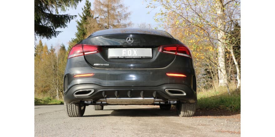 MERCEDES A-KLASSE - FOX DUPLEX SPORTAUSPUFFANLAGE AB OPF
