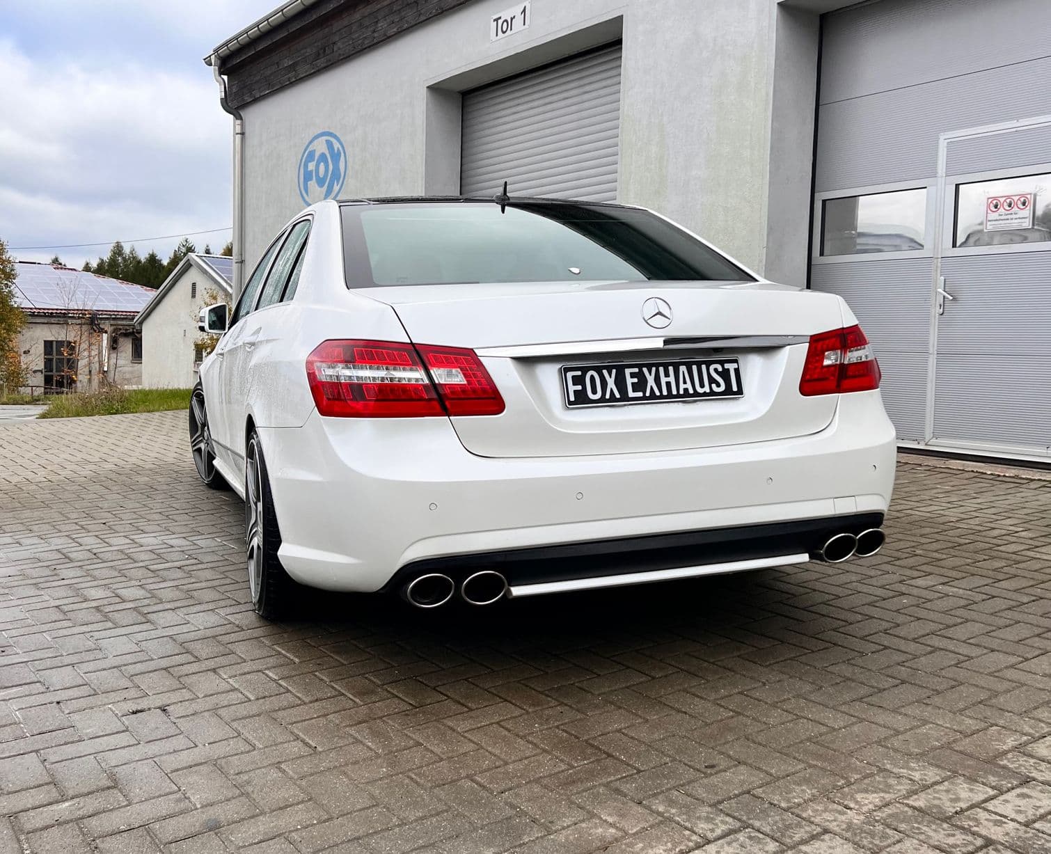 MERCEDES E-KLASSE - FOX DUPLEX SPORTAUSPUFF – Bild 2