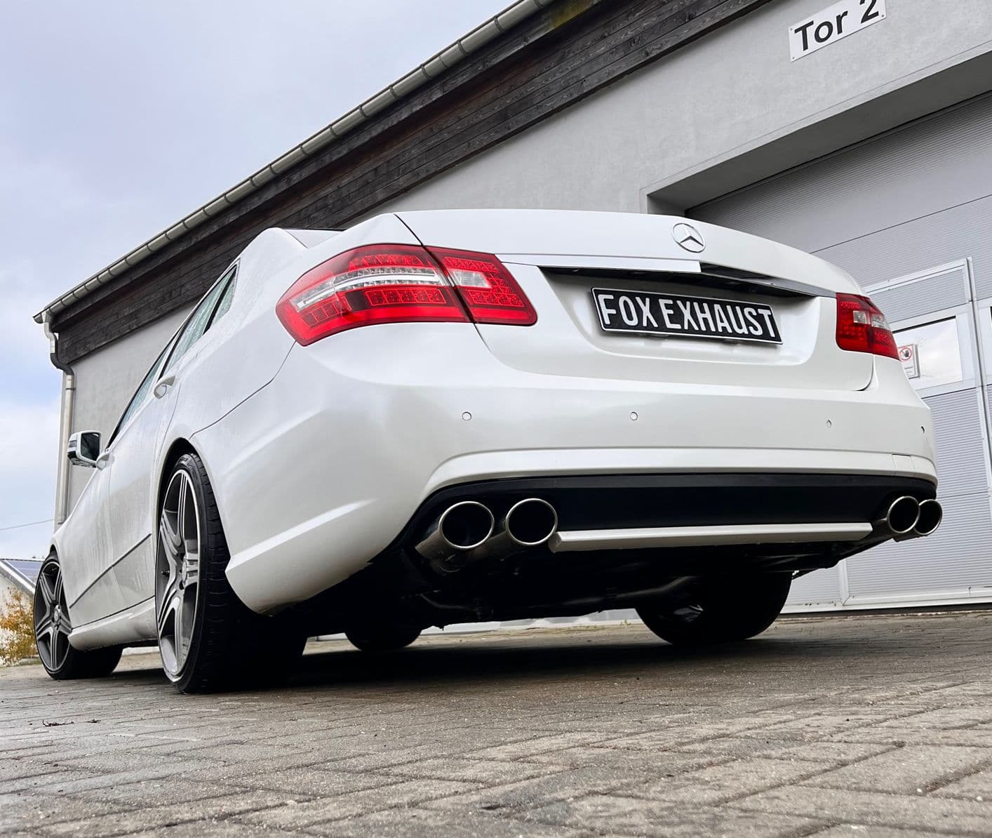 MERCEDES E-KLASSE - FOX DUPLEX SPORTAUSPUFF – Bild 4