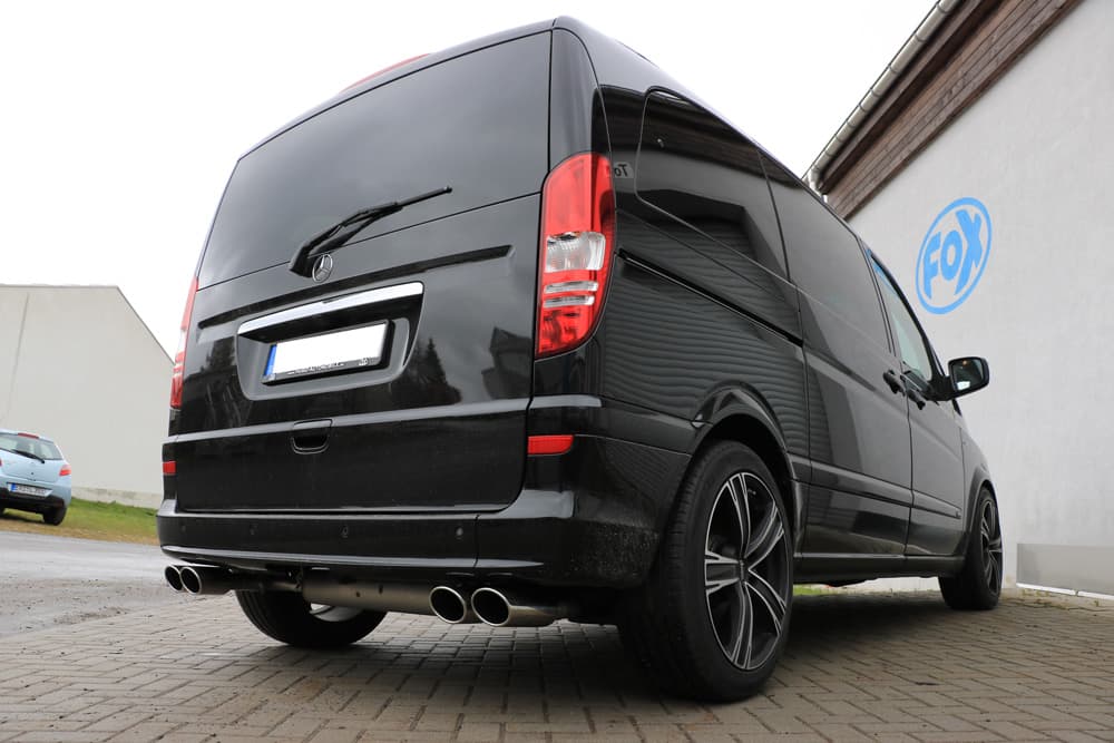 MERCEDES VIANO - FOX DUPLEX SPORTAUSPUFF – Bild 5