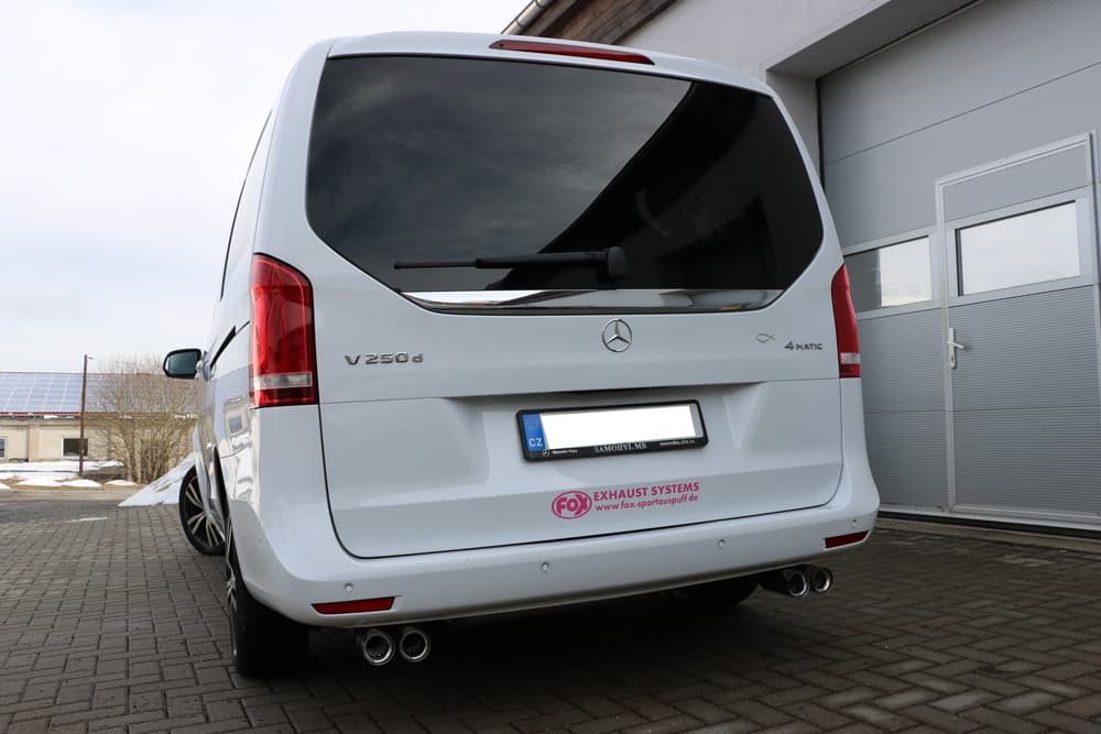 MERCEDES V-KLASSE - FOX DUPLEX SPORTAUSPUFF – Bild 3