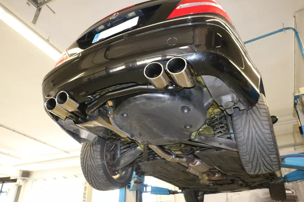 MERCEDES CLK - FOX DUPLEX SPORTAUSPUFF – Bild 3