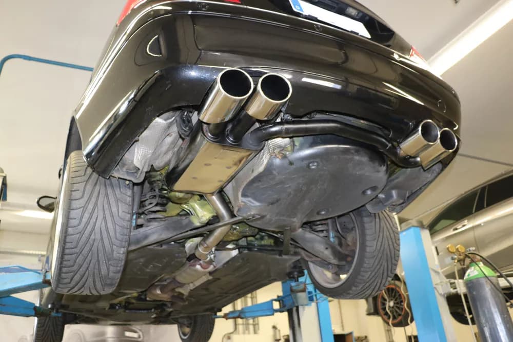 MERCEDES CLK - FOX DUPLEX SPORTAUSPUFF – Bild 4