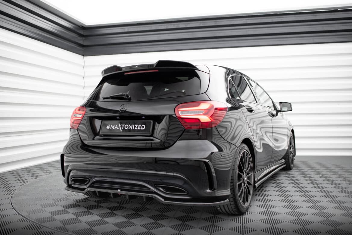 MERCEDES A-KLASSE - MAXTON DESIGN 3D DACHSPOILER LIPPE ANSATZ ABRISSKANTE – Bild 2