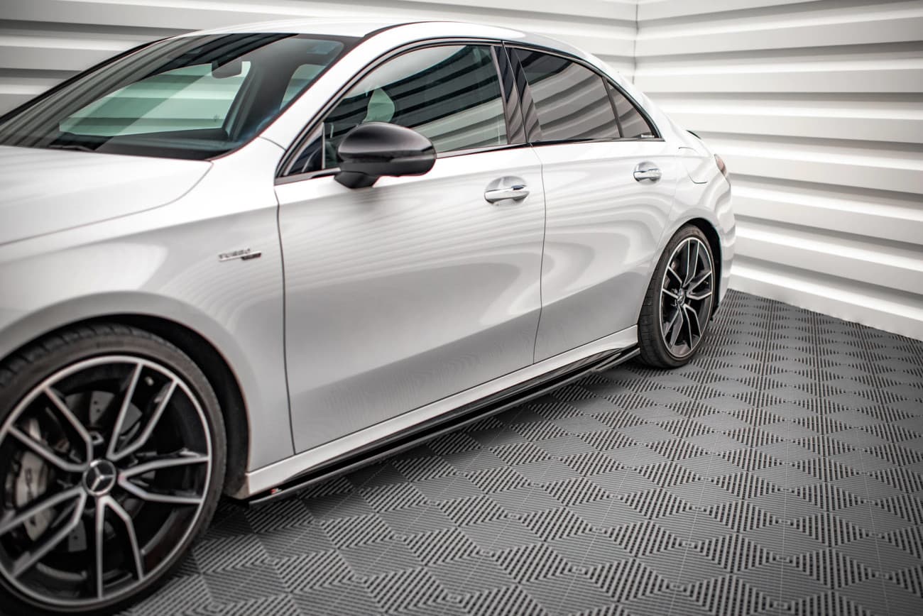 MERCEDES A35 AMG - MAXTON DESIGN SEITENSCHWELLER ANSATZ CUP LEISTEN – Bild 2