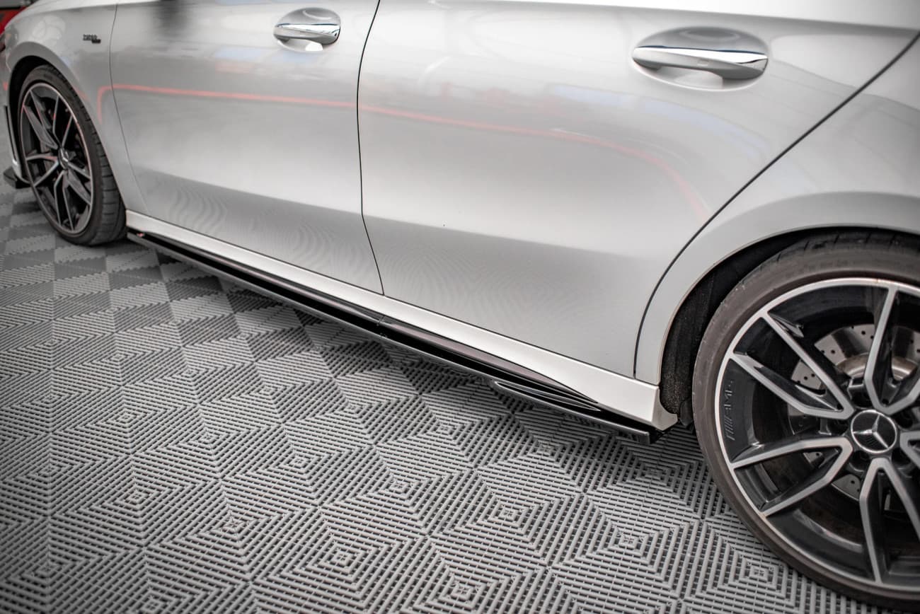 MERCEDES A35 AMG - MAXTON DESIGN SEITENSCHWELLER ANSATZ CUP LEISTEN – Bild 3