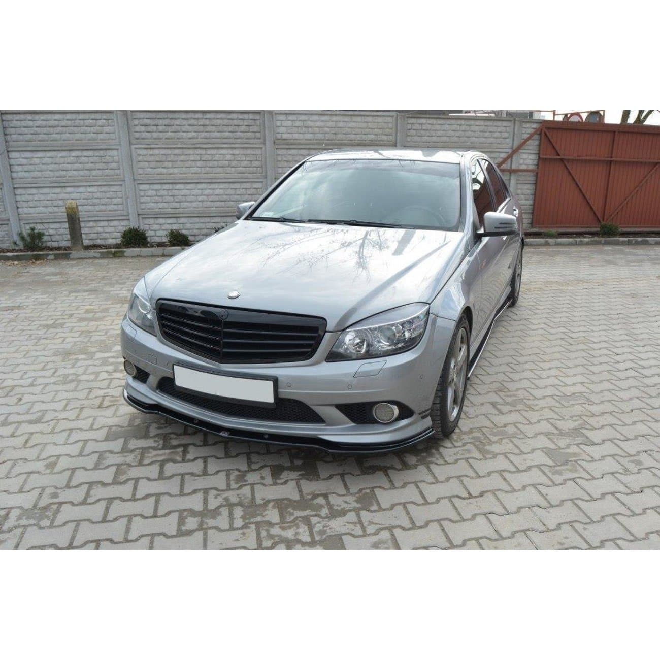 MERCEDES C-KLASSE -03.2011 - MAXTON DESIGN FRONTLIPPE SPOILER (GLANZ) – Bild 3