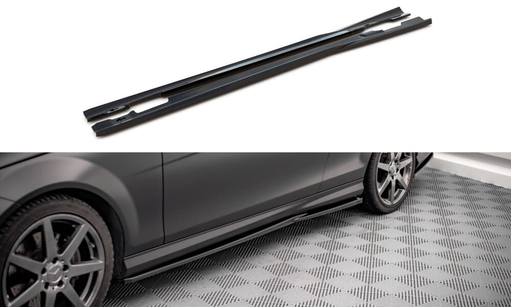 MERCEDES C-KLASSE 04.2011+ - MAXTON DESIGN SEITENSCHWELLER CUP LEISTEN – Maxton Design