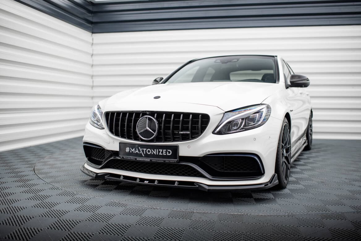 MERCEDES C63 AMG - MAXTON DESIGN FRONTLIPPE SPOILER – Bild 3