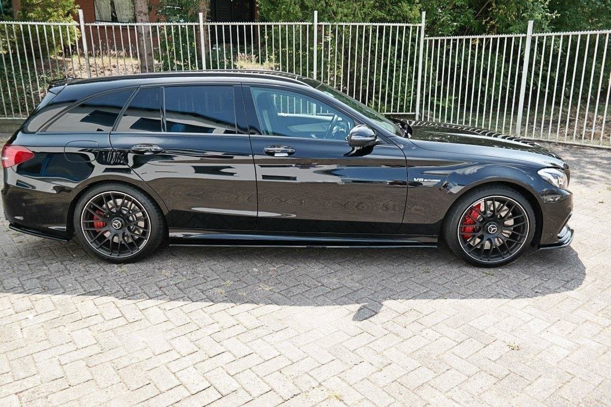 MERCEDES C63 AMG - MAXTON DESIGN SEITENSCHWELLER ANSATZ CUP LEISTEN – Bild 2
