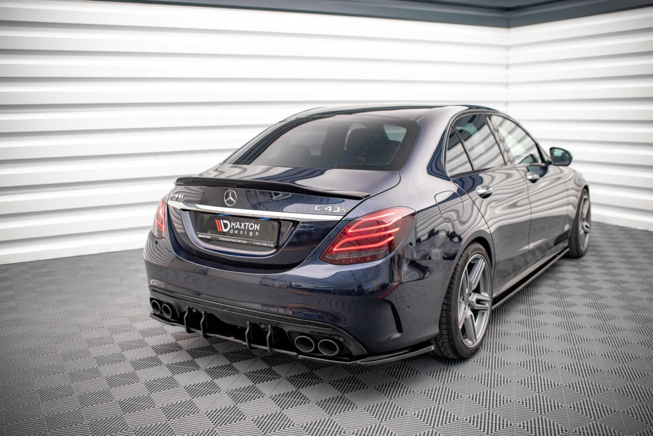 MERCEDES C-KLASSE C43 AMG - MAXTON DESIGN MAXTON DESIGN HECK ANSATZ SIDE FLAPS – Bild 2
