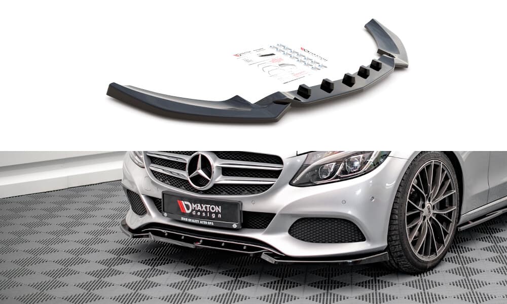 MERCEDES C-KLASSE - MAXTON DESIGN FRONTLIPPE SPOILER – Maxton Design