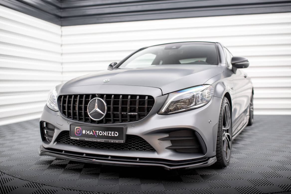 MERCEDES C-KLASSE C43 AMG - MAXTON DESIGN FRONTLIPPE SPOILER – Bild 3