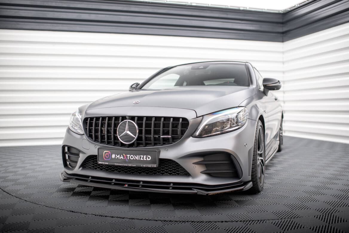 MERCEDES C-KLASSE C43 AMG - MAXTON DESIGN FRONTLIPPE SPOILER V.2 (DTC) – Bild 3