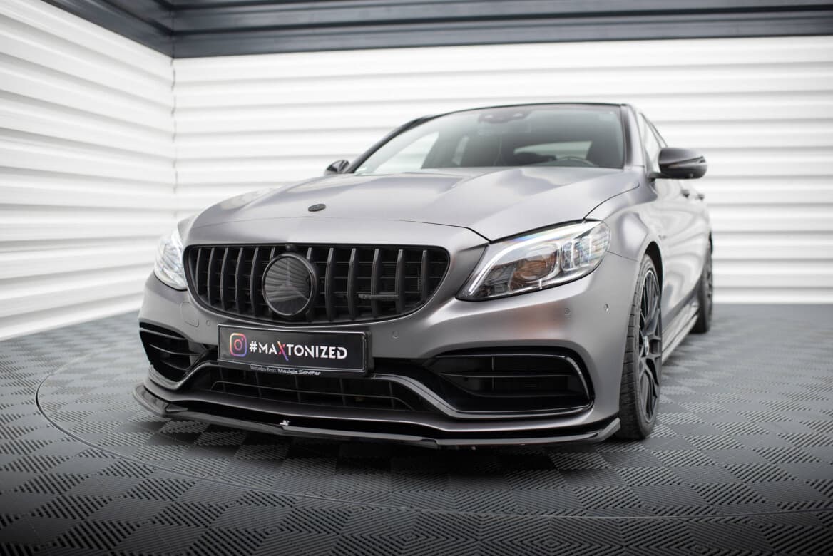 MERCEDES C63 AMG - MAXTON DESIGN FRONTLIPPE SPOILER – Bild 3