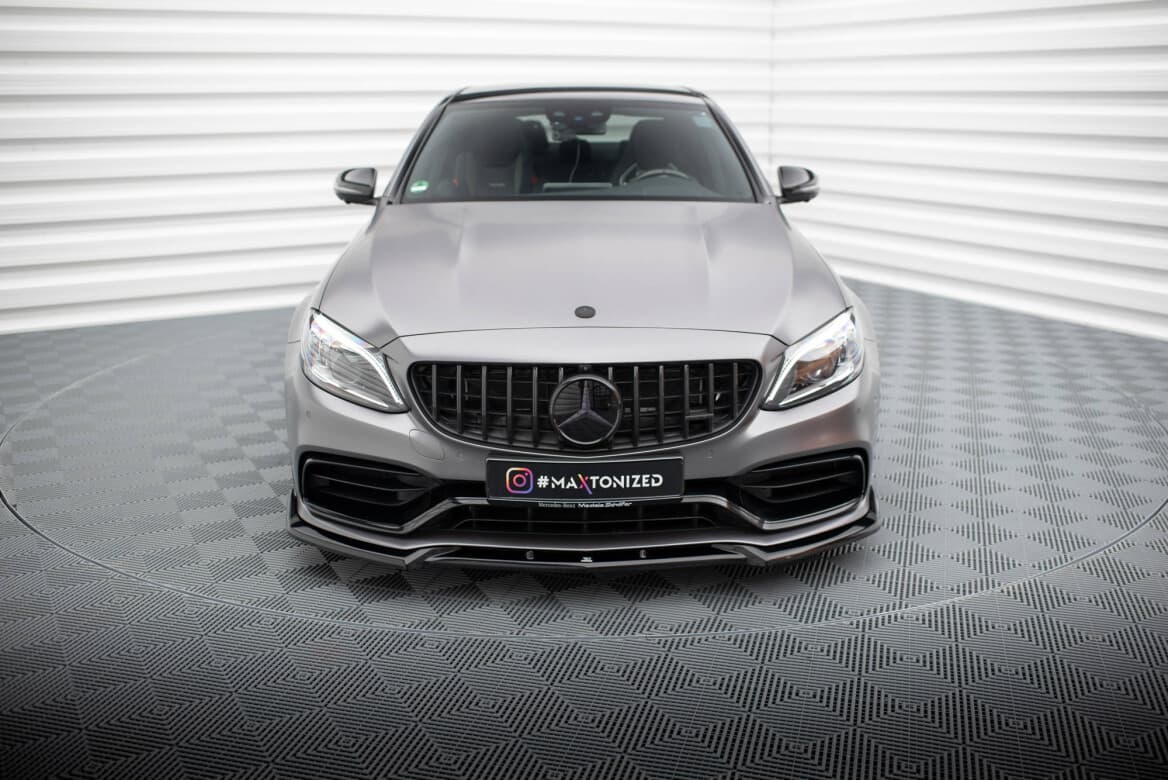 MERCEDES C63 AMG - MAXTON DESIGN FRONTLIPPE SPOILER V.2 (DTC) – Bild 2