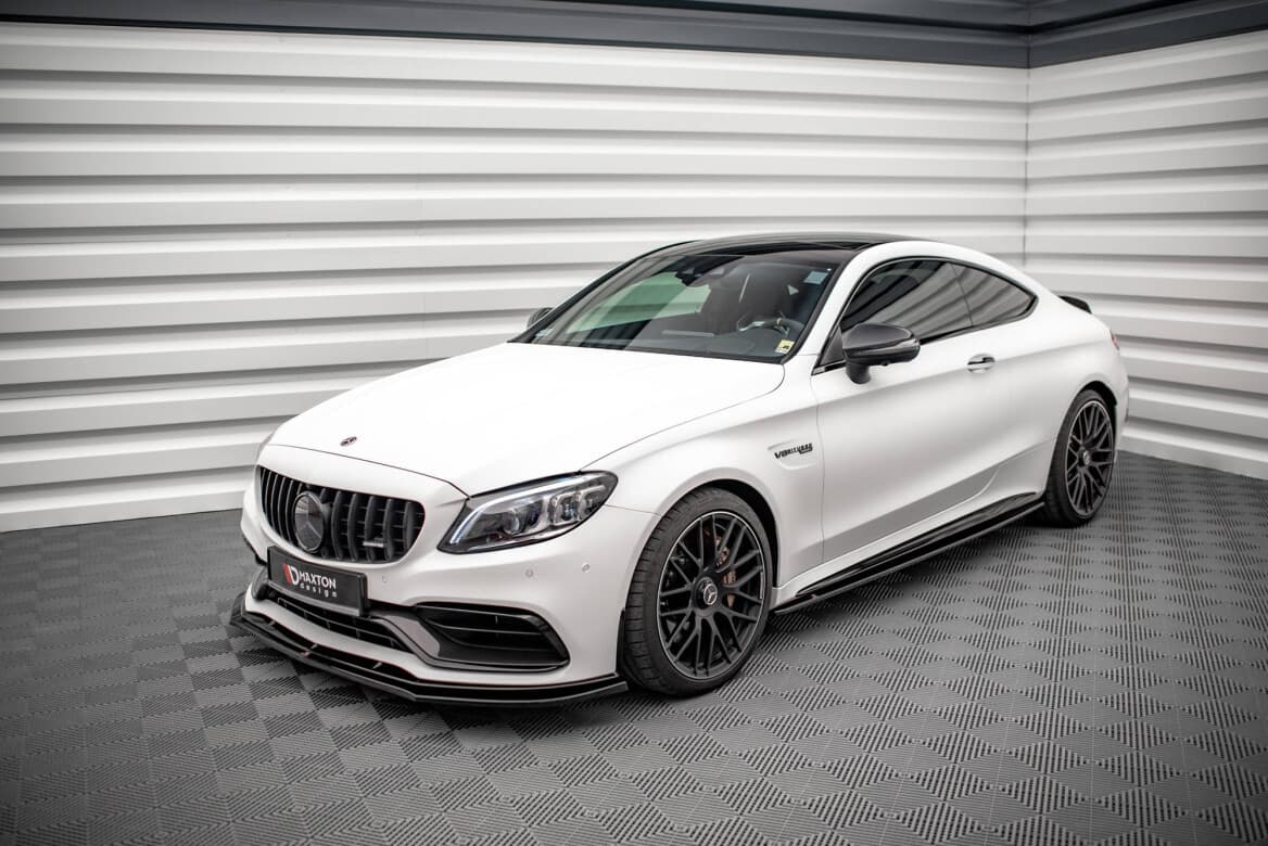 MERCEDES C63 AMG - MAXTON DESIGN SEITENSCHWELLER ANSATZ – Bild 2