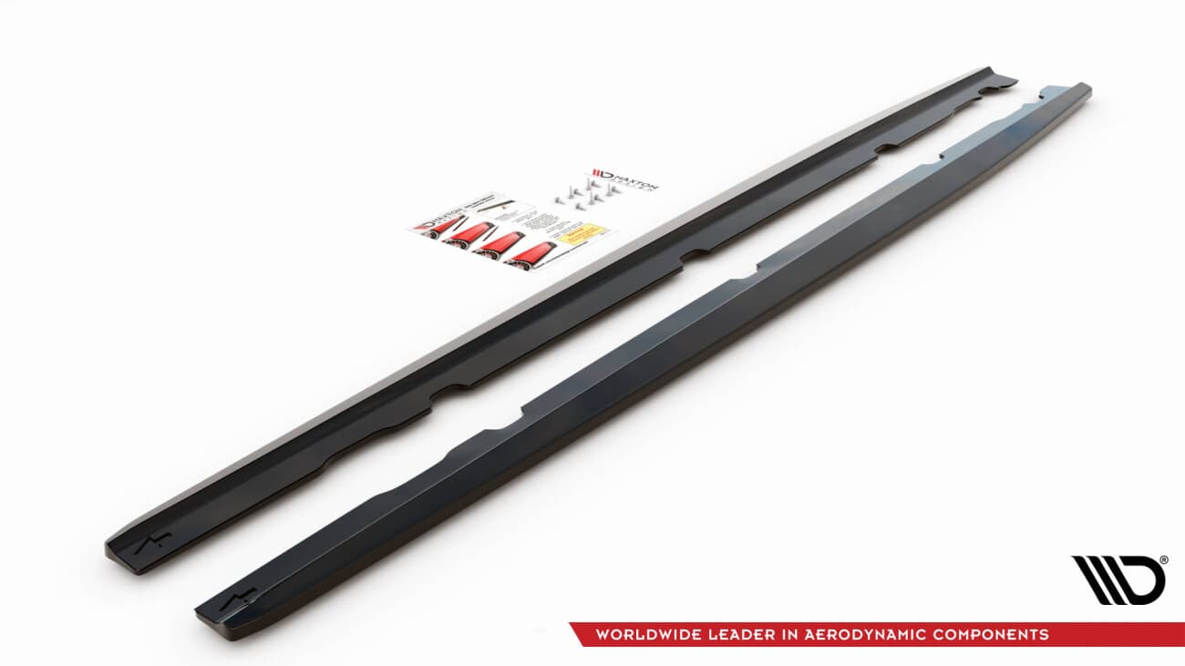 MERCEDES C63 AMG - MAXTON DESIGN SEITENSCHWELLER ANSATZ – Bild 3