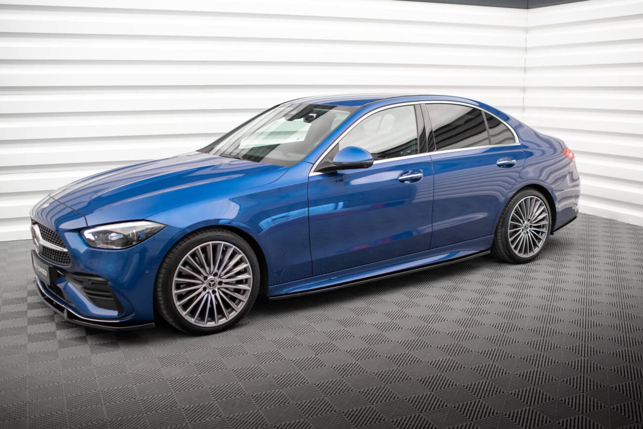 MERCEDES C-KLASSE - MAXTON DESIGN SEITENSCHWELLER ANSATZ CUP LEISTEN – Bild 2