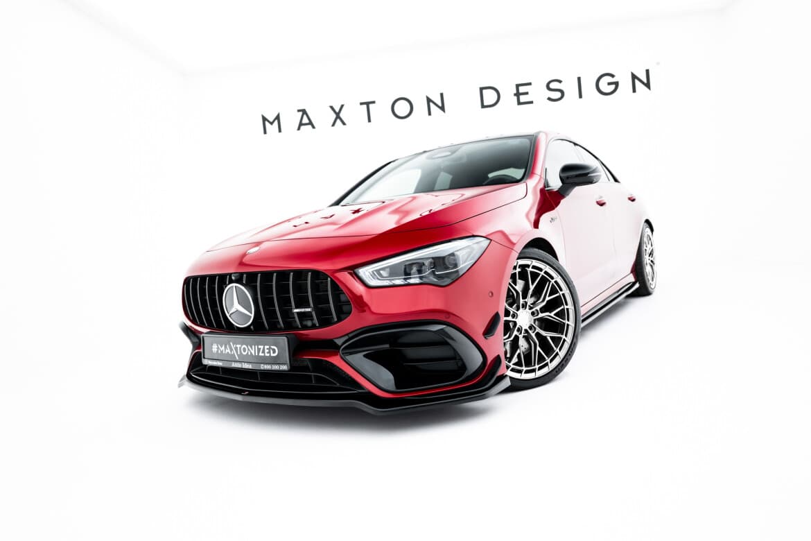 MERCEDES CLA 45 AMG - MAXTON DESIGN FRONTSPOILER LIPPE V.4 (DTC) – Bild 2