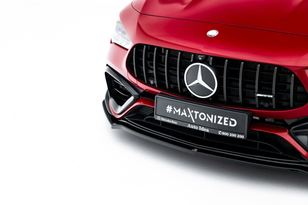 MERCEDES CLA 45 AMG - MAXTON DESIGN FRONTSPOILER LIPPE V.4 (DTC) – Bild 3