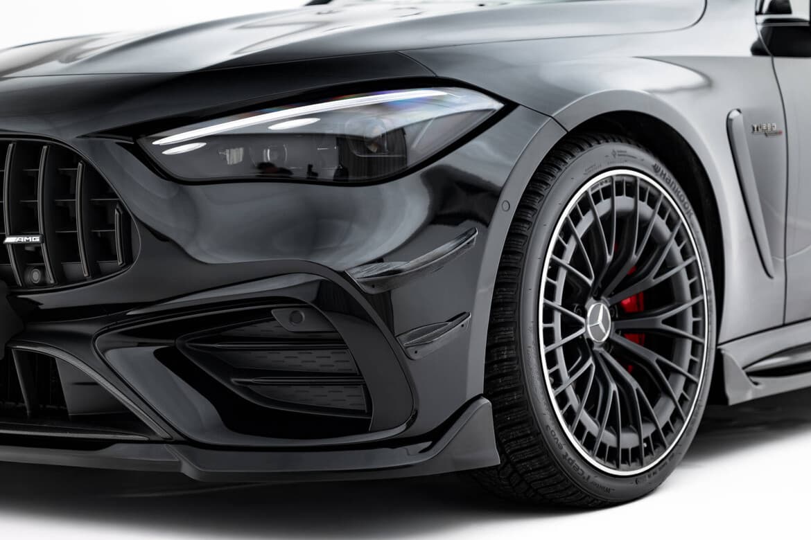 MERCEDES CLE 53 AMG - MAXTON DESIGN CANARDS WINGS FLAPS FRONTSTOSSSTANGE 4-TEILIG – Bild 2