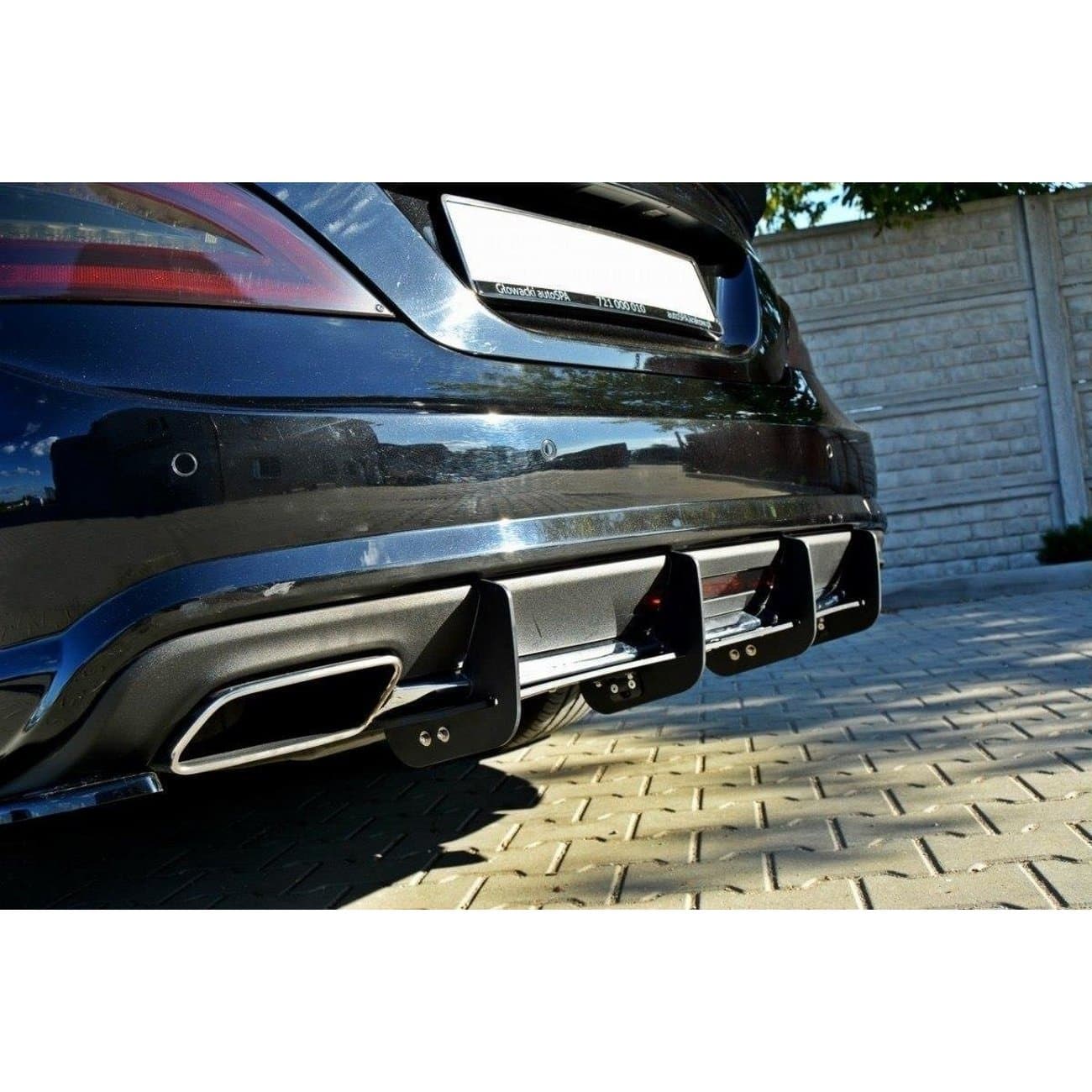 MERCEDES CLS - MAXTON DESIGN HECK DIFFUSOR ANSATZ – Bild 3