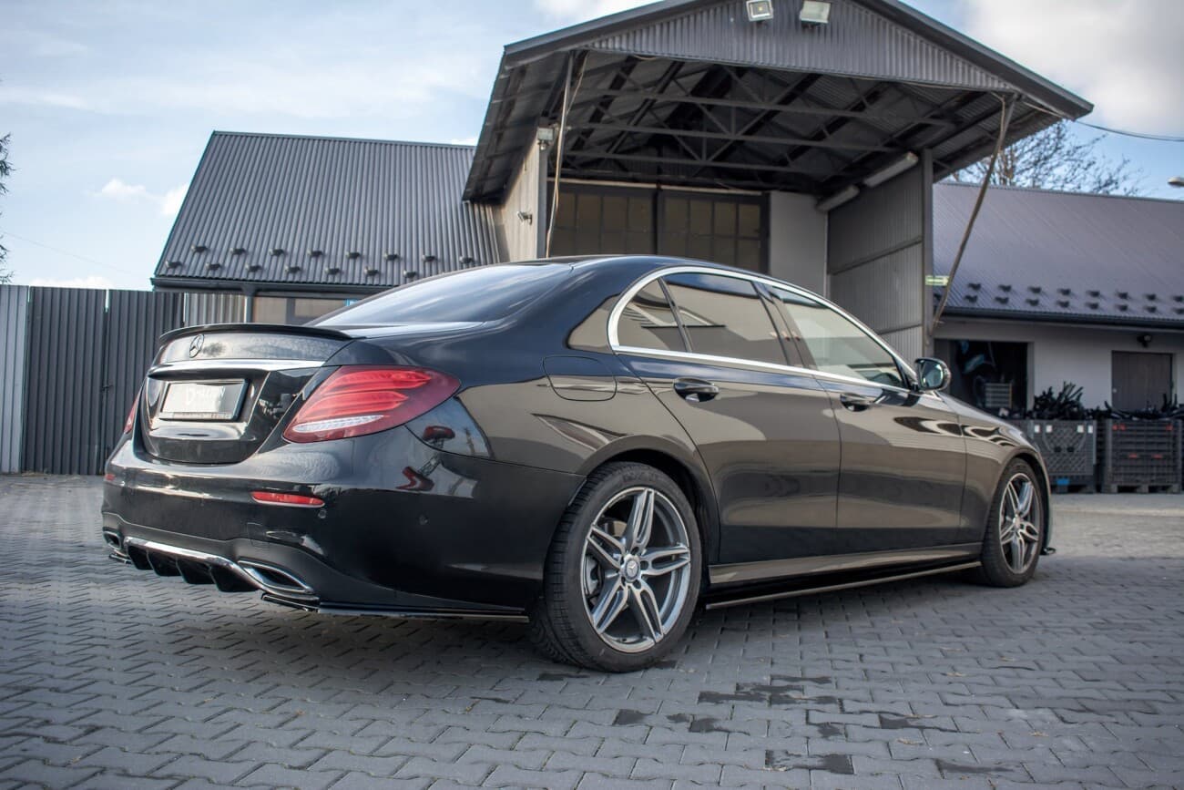 MERCEDES E43 AMG - MAXTON DESIGN SEITENSCHWELLER ANSATZ CUP LEISTEN – Bild 2