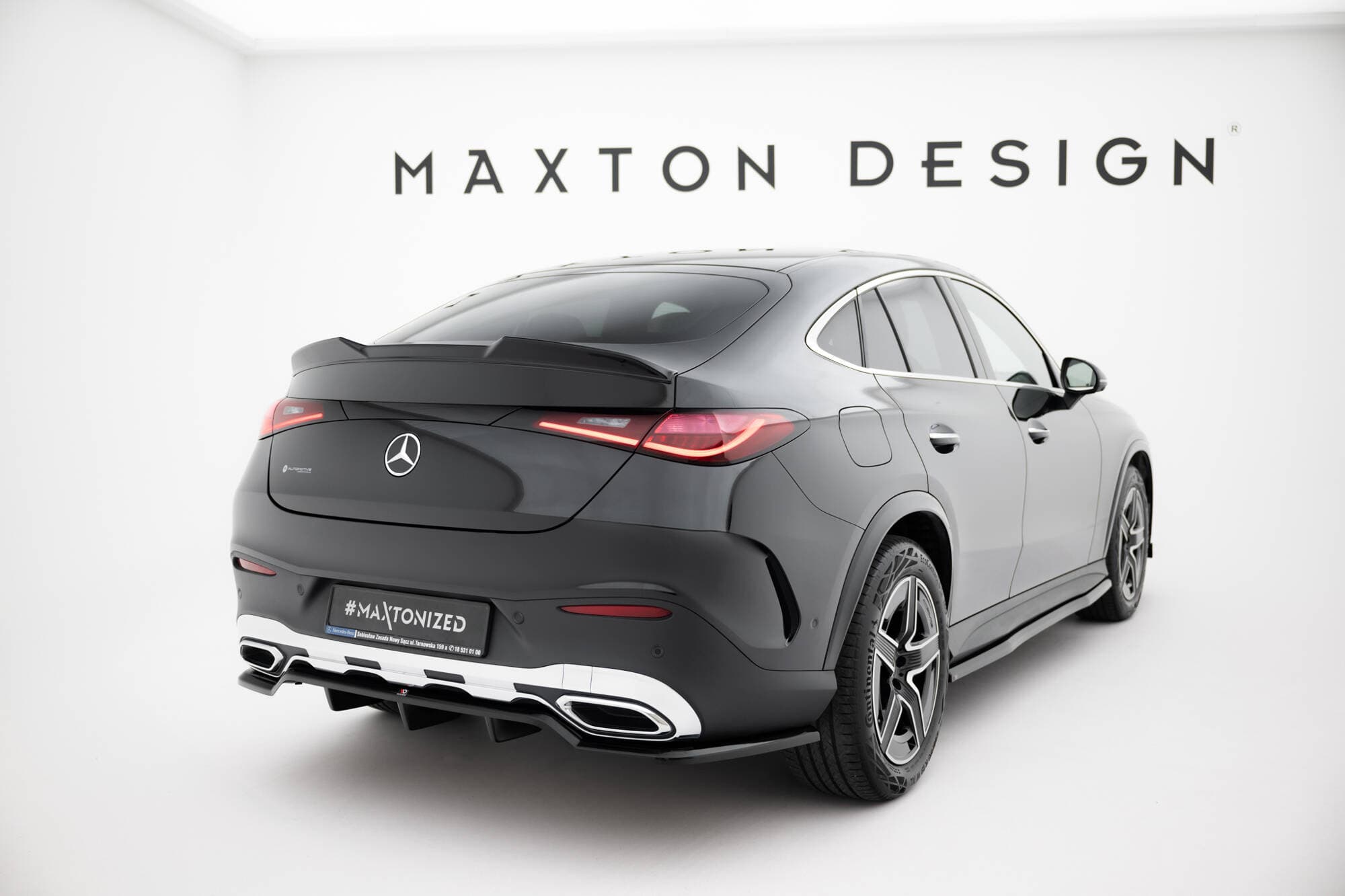 MERCEDES GLC COUPE - MAXTON DESIGN KOFFERRAUMSPOILER CAP LIPPE ANSATZ ABRISSKANTE – Bild 2
