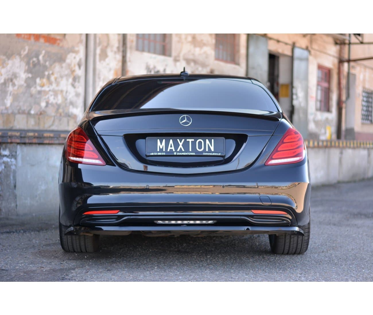 MERCEDES S-KLASSE - MAXTON DESIGN KOFFERRAUM HECKLIPPE SPOILER