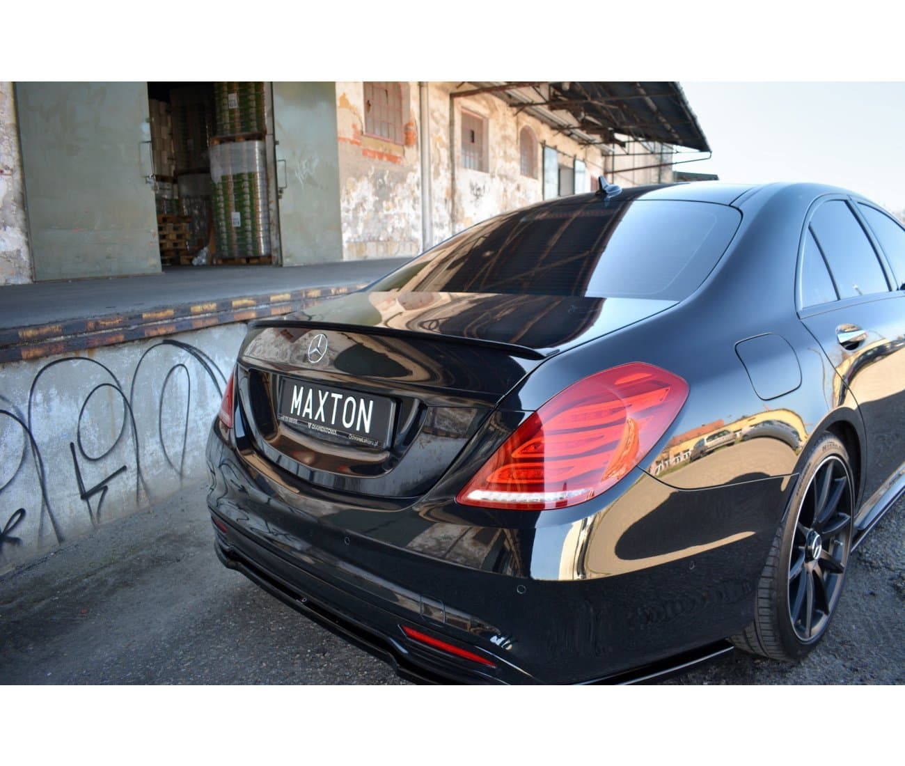 MERCEDES S-KLASSE - MAXTON DESIGN KOFFERRAUM HECKLIPPE SPOILER – Bild 4