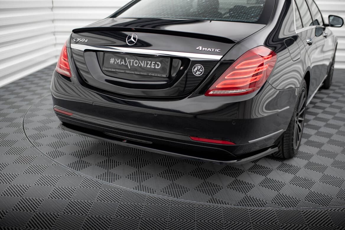 MERCEDES S-KLASSE - MAXTON DESIGN HECK DIFFUSOR ANSATZ DTM OPTIK – Bild 3