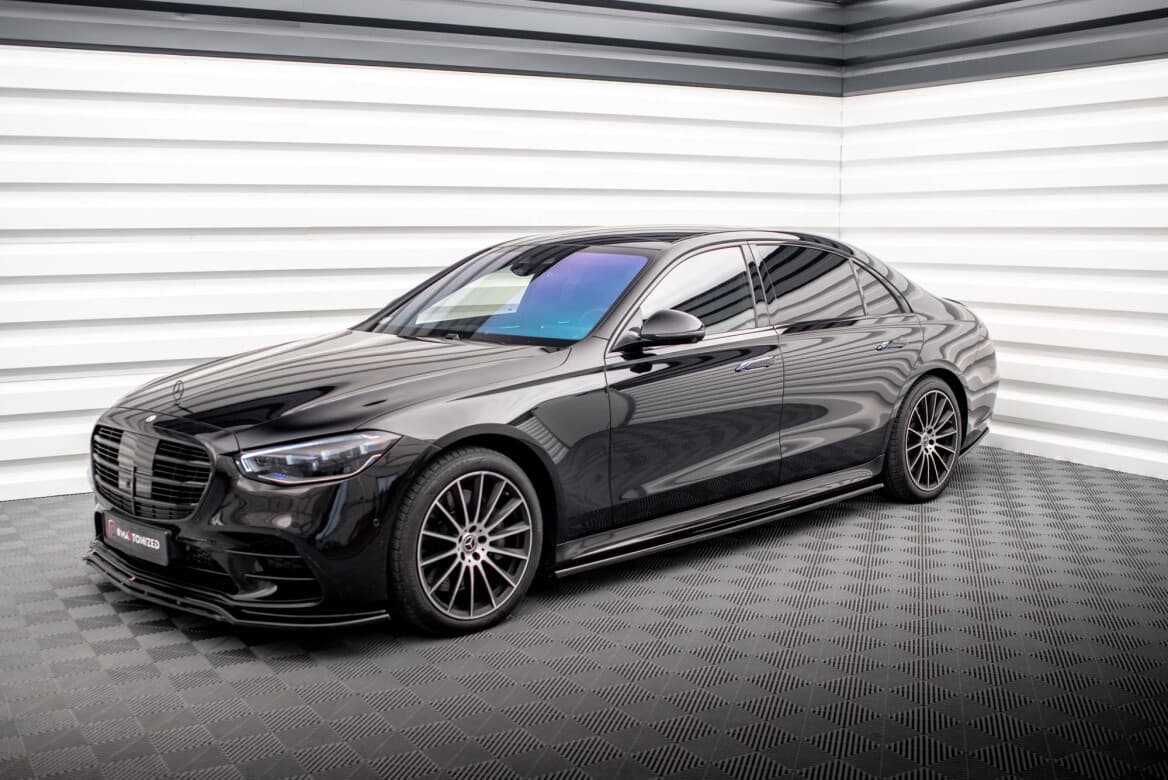 MERCEDES S-KLASSE - MAXTON DESIGN SEITENSCHWELLER ANSATZ CUP LEISTEN – Bild 2