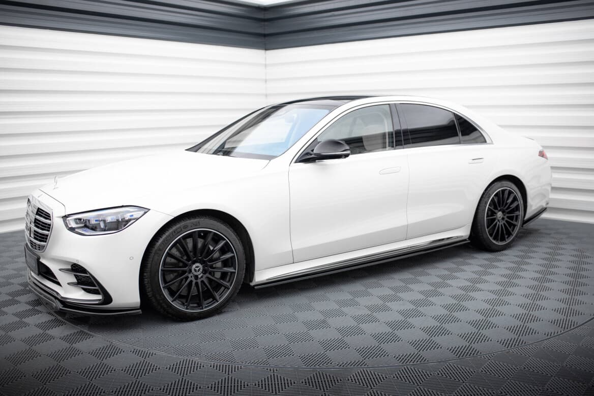 MERCEDES S-KLASSE - MAXTON DESIGN SEITENSCHWELLER ANSATZ CUP LEISTEN – Bild 3