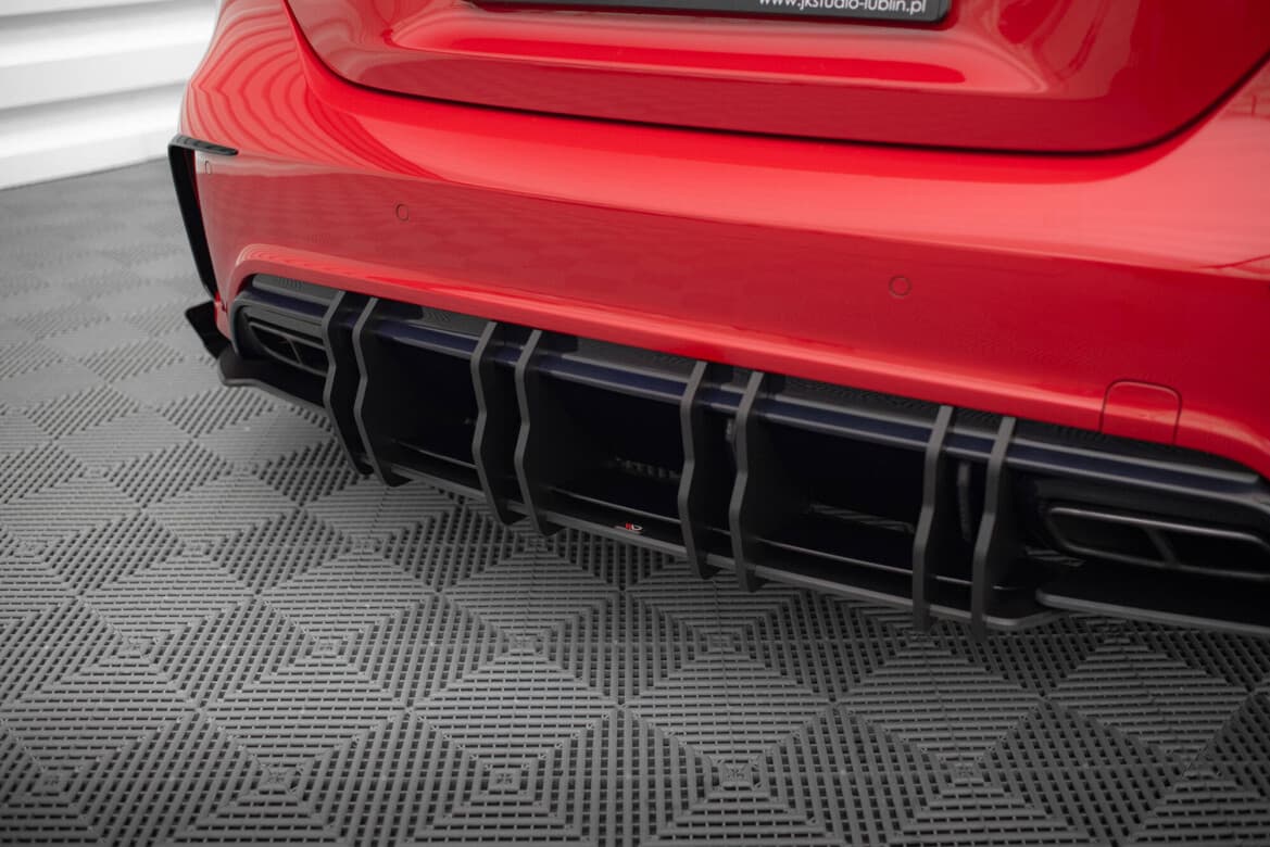 MERCEDES A45 AMG - MAXTON DESIGN CNC HECK DIFFUSOR ANSATZ – Bild 2