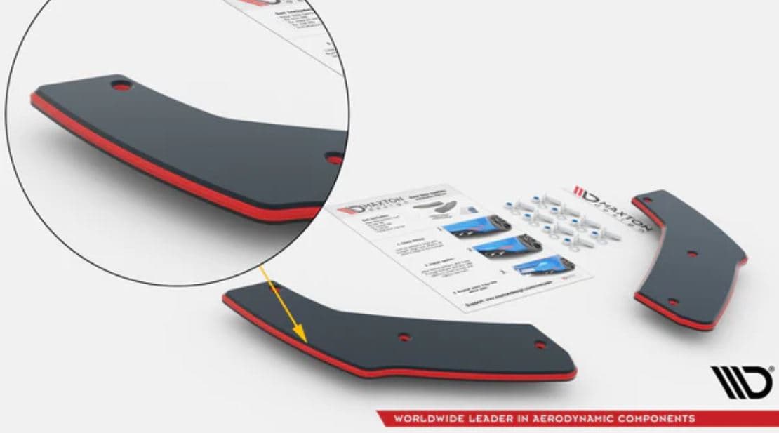 MERCEDES A45 AMG - MAXTON DESIGN CNC HECK SIDE FLAPS – Bild 2
