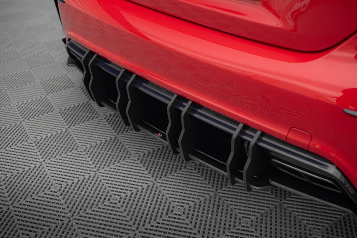MERCEDES A45 AMG - MAXTON DESIGN CNC HECK DIFFUSOR ANSATZ – Bild 3