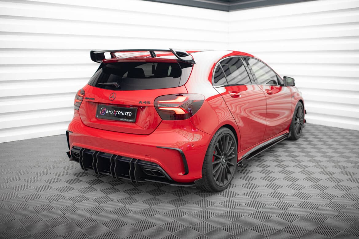 MERCEDES A45 AMG - MAXTON DESIGN CNC HECK DIFFUSOR ANSATZ – Bild 4
