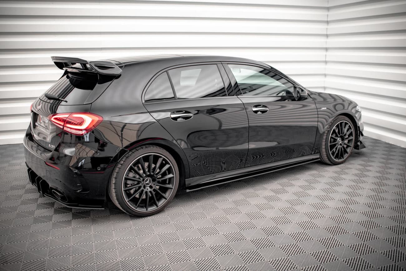 MERCEDES A-KLASSE AMG-LINE - MAXTON DESIGN STREET PRO SEITENSCHWELLER ANSATZ CUP LEISTEN – Bild 2