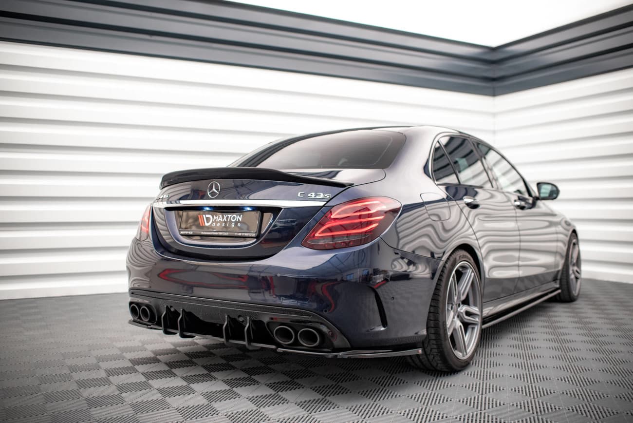 MERCEDES C-KLASSE C43 AMG - MAXTON DESIGN STREET PRO HECK DIFFUSOR ANSATZ – Bild 5