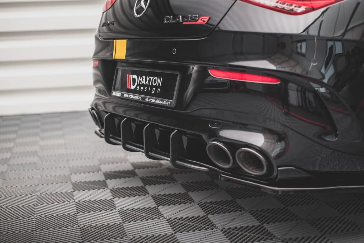 MERCEDES CLA 35 AMG - MAXTON DESIGN STREET PRO HECK DIFFUSOR ANSATZ – Bild 2