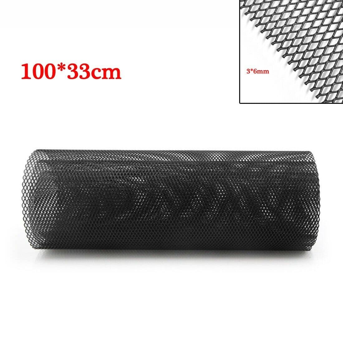 100*33 cm Universal Auto Racing Frontstossstange Renngitter Grill Mesh Gitter – Bild 4