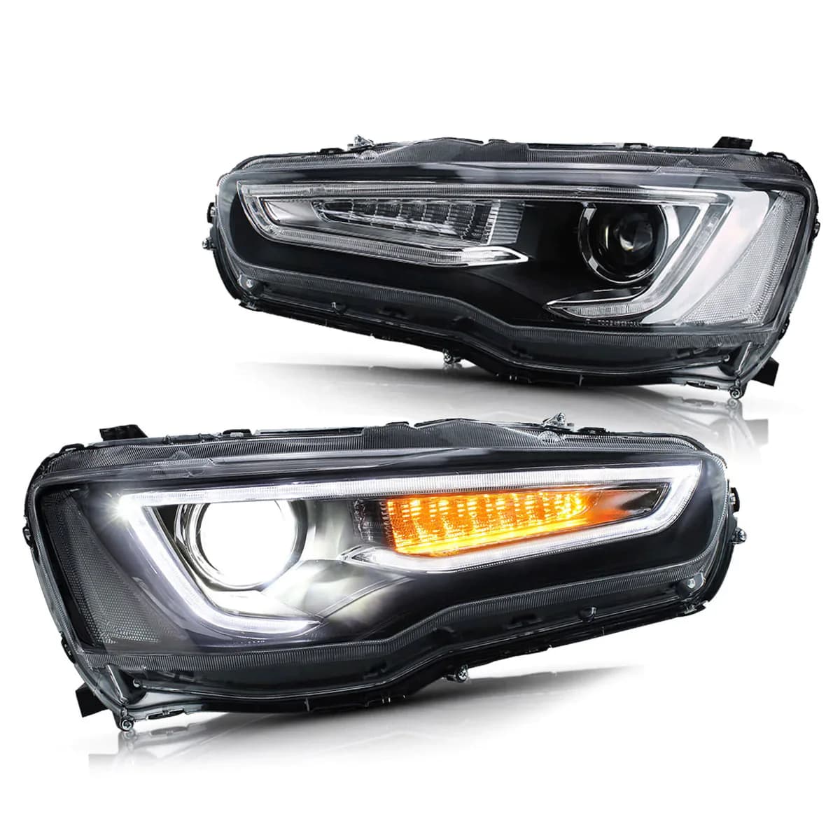 MITSUBISHI LANCER 8 - LED LIGHTBAR SCHEINWERFER (DYNAMIC) – Bild 4