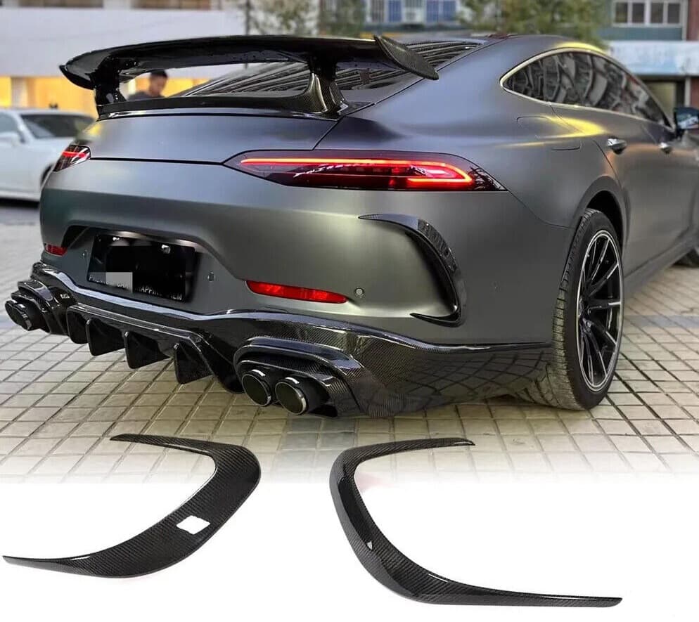MERCEDES AMG GT 53 - JC SPORTLINE CARBON HECK FINS SPOILER ABDECKUNG